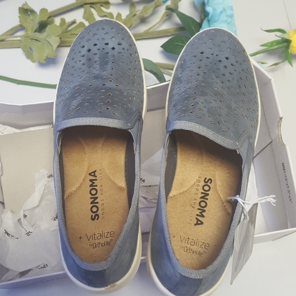 NIB womens Vitalize blue shoes size 7 - Picture 4 of 8